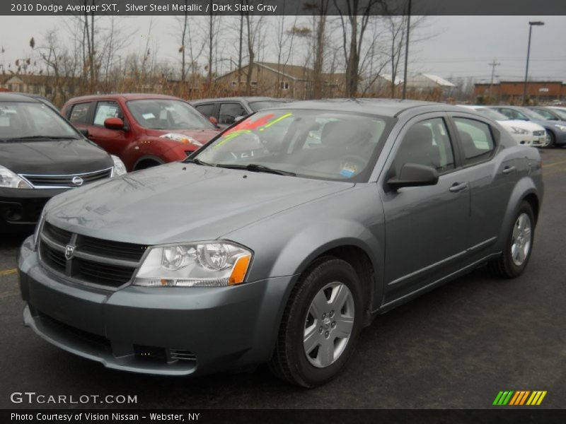 Silver Steel Metallic / Dark Slate Gray 2010 Dodge Avenger SXT
