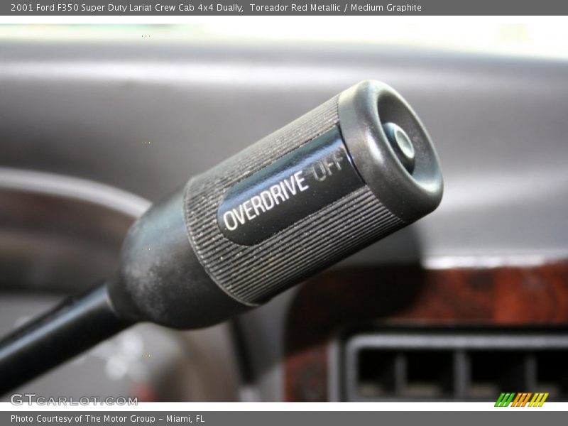 Toreador Red Metallic / Medium Graphite 2001 Ford F350 Super Duty Lariat Crew Cab 4x4 Dually