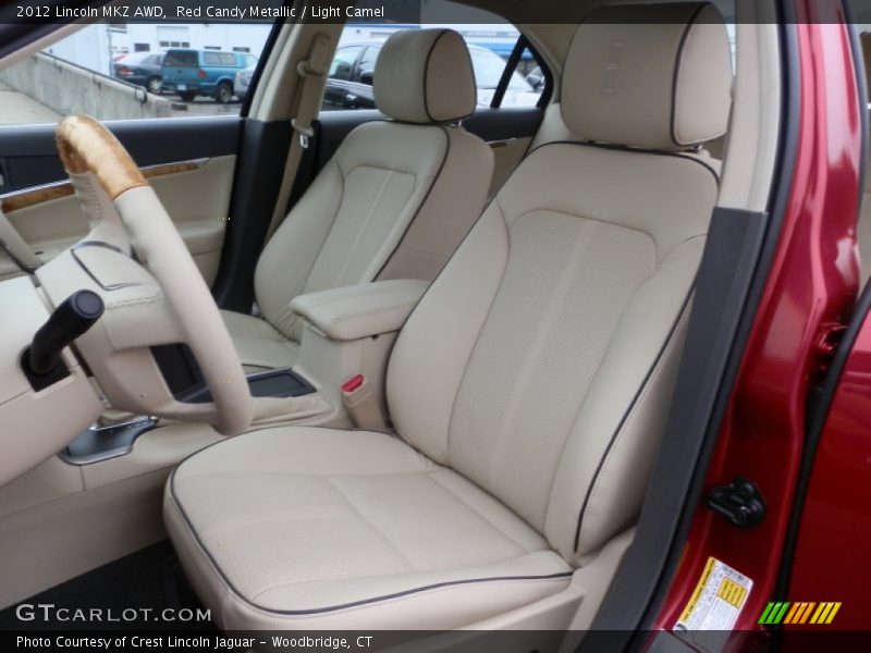 Red Candy Metallic / Light Camel 2012 Lincoln MKZ AWD