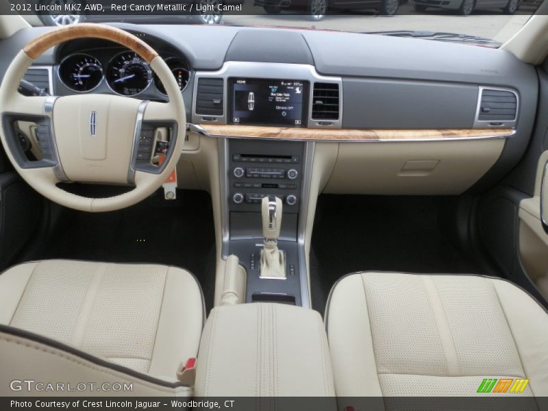 Red Candy Metallic / Light Camel 2012 Lincoln MKZ AWD