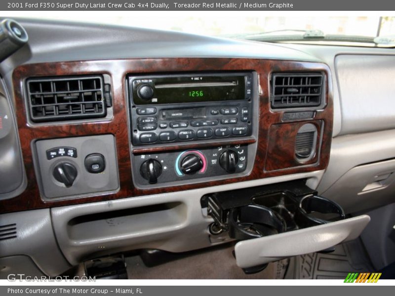 Toreador Red Metallic / Medium Graphite 2001 Ford F350 Super Duty Lariat Crew Cab 4x4 Dually