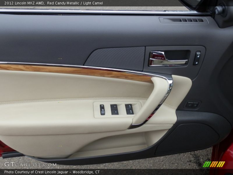 Red Candy Metallic / Light Camel 2012 Lincoln MKZ AWD