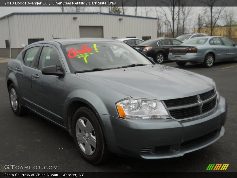 Silver Steel Metallic / Dark Slate Gray 2010 Dodge Avenger SXT