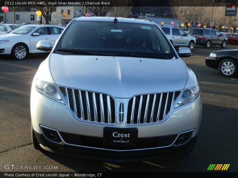 Ingot Silver Metallic / Charcoal Black 2012 Lincoln MKX AWD