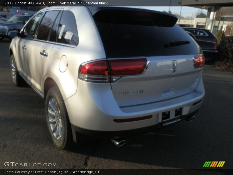 Ingot Silver Metallic / Charcoal Black 2012 Lincoln MKX AWD