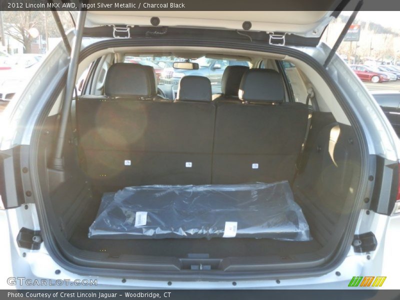 Ingot Silver Metallic / Charcoal Black 2012 Lincoln MKX AWD