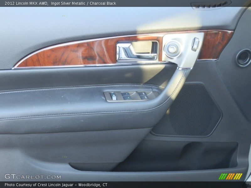 Ingot Silver Metallic / Charcoal Black 2012 Lincoln MKX AWD