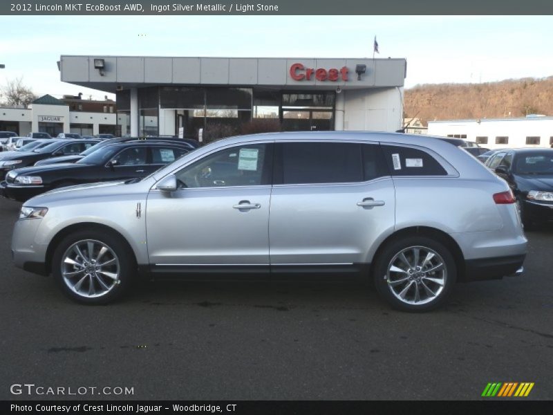 Ingot Silver Metallic / Light Stone 2012 Lincoln MKT EcoBoost AWD