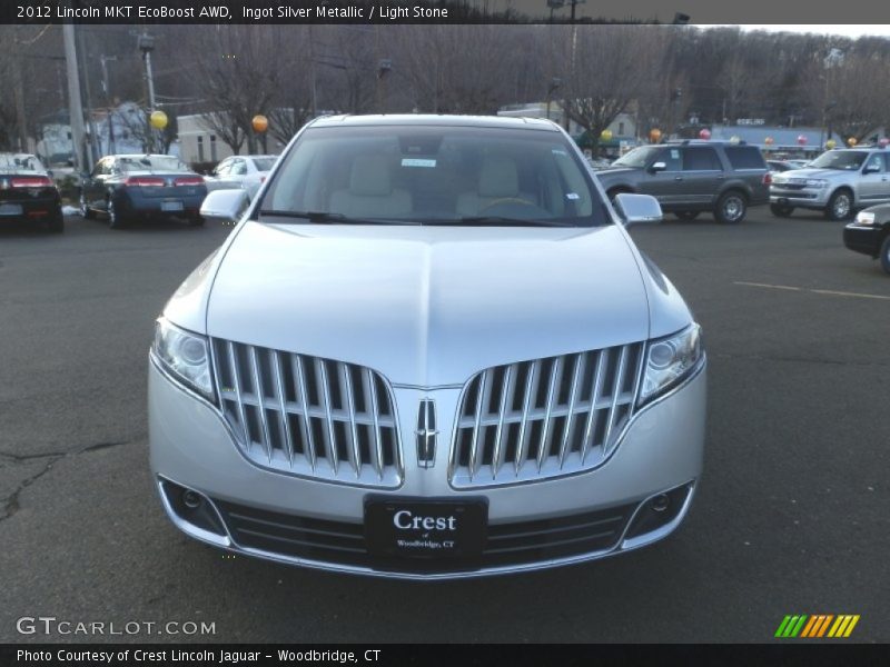 Ingot Silver Metallic / Light Stone 2012 Lincoln MKT EcoBoost AWD