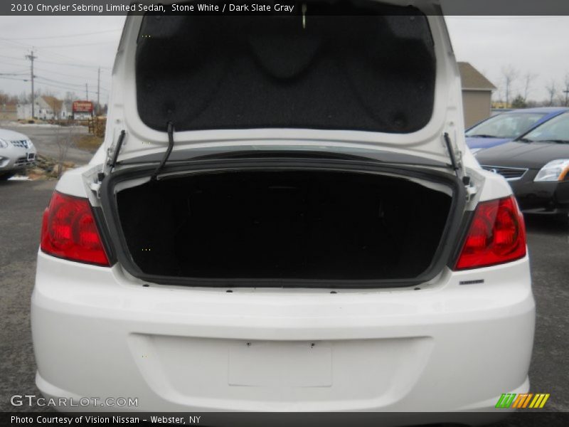 Stone White / Dark Slate Gray 2010 Chrysler Sebring Limited Sedan
