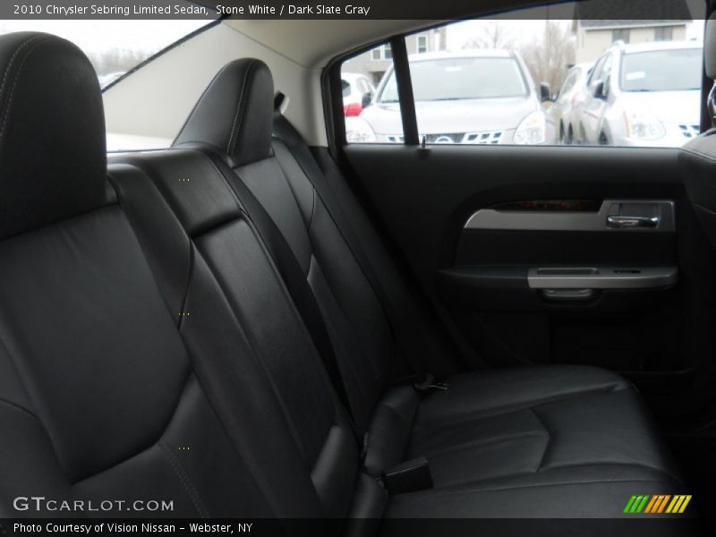 Stone White / Dark Slate Gray 2010 Chrysler Sebring Limited Sedan