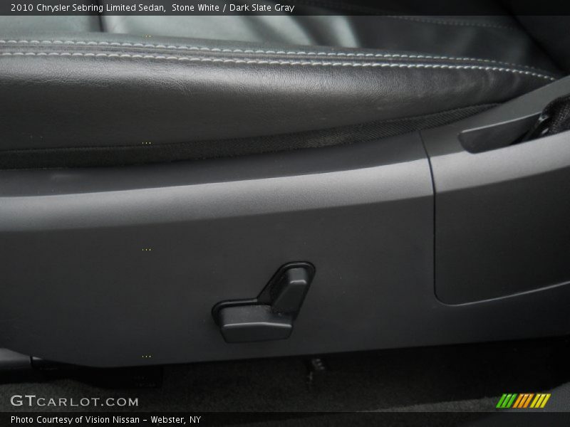 Stone White / Dark Slate Gray 2010 Chrysler Sebring Limited Sedan