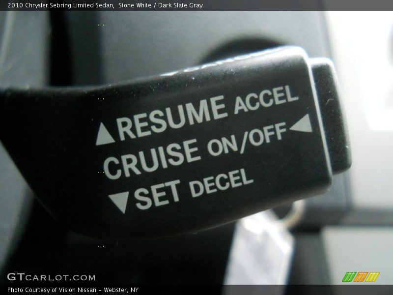 Stone White / Dark Slate Gray 2010 Chrysler Sebring Limited Sedan