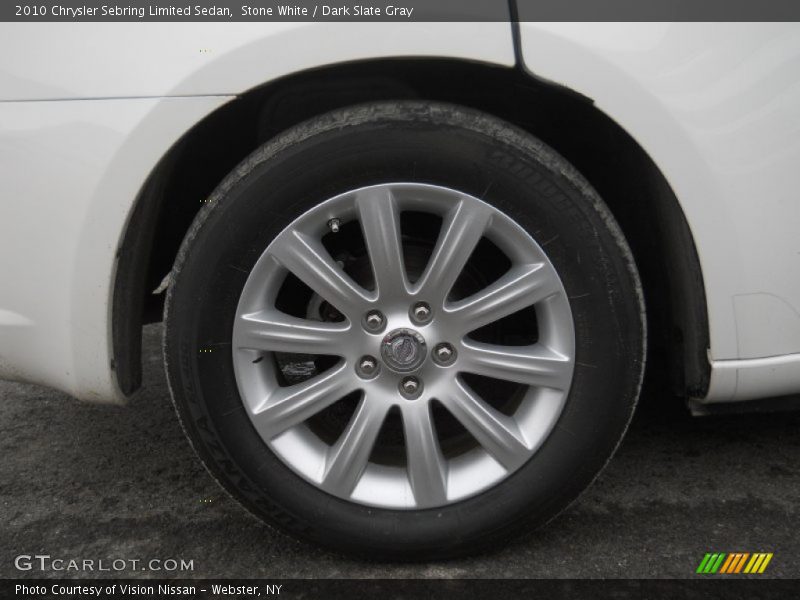Stone White / Dark Slate Gray 2010 Chrysler Sebring Limited Sedan
