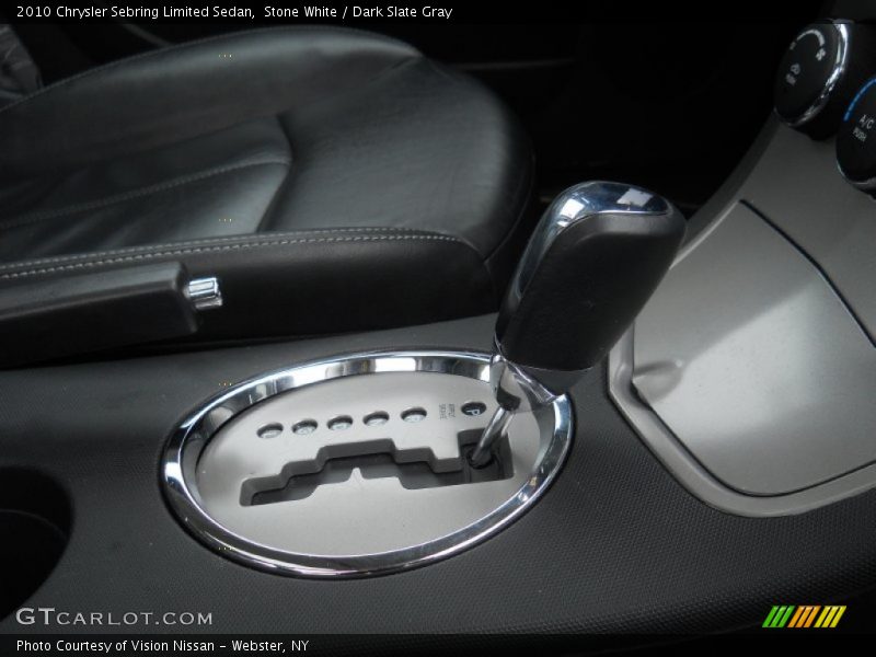 Stone White / Dark Slate Gray 2010 Chrysler Sebring Limited Sedan