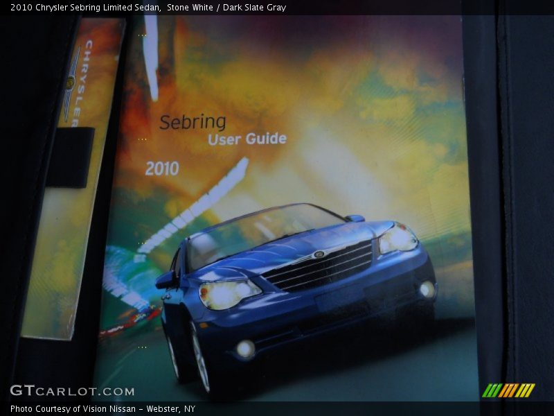 Stone White / Dark Slate Gray 2010 Chrysler Sebring Limited Sedan