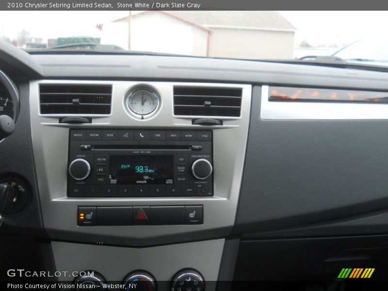 Stone White / Dark Slate Gray 2010 Chrysler Sebring Limited Sedan