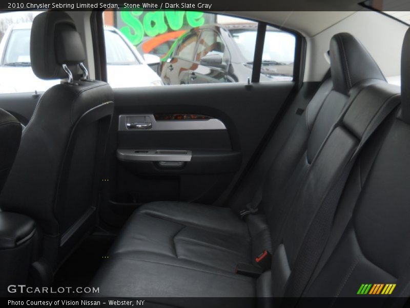 Stone White / Dark Slate Gray 2010 Chrysler Sebring Limited Sedan