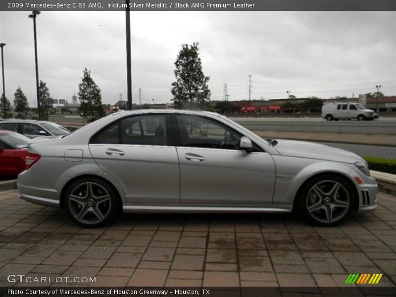 Iridium Silver Metallic / Black AMG Premium Leather 2009 Mercedes-Benz C 63 AMG