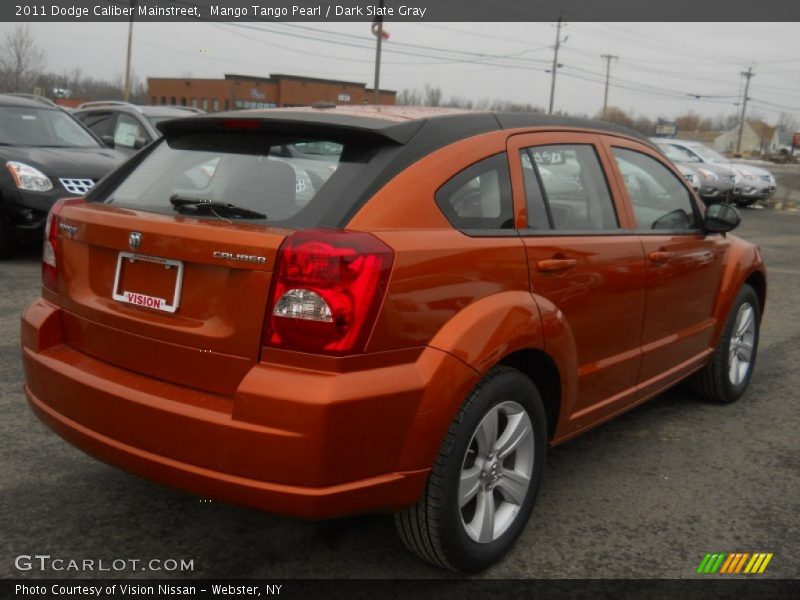 Mango Tango Pearl / Dark Slate Gray 2011 Dodge Caliber Mainstreet