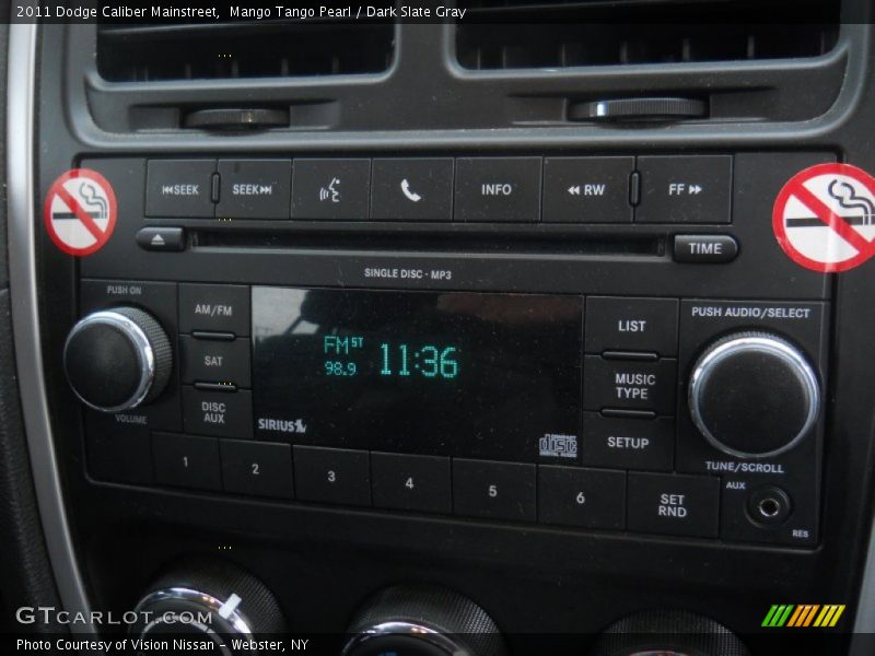Mango Tango Pearl / Dark Slate Gray 2011 Dodge Caliber Mainstreet