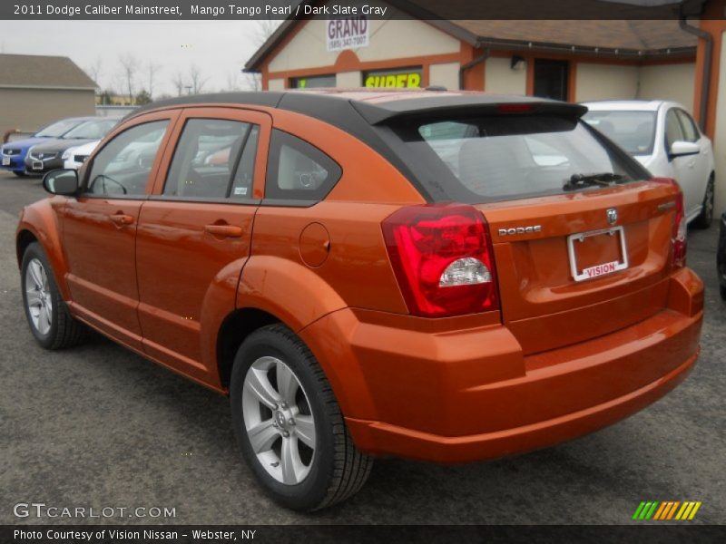 Mango Tango Pearl / Dark Slate Gray 2011 Dodge Caliber Mainstreet