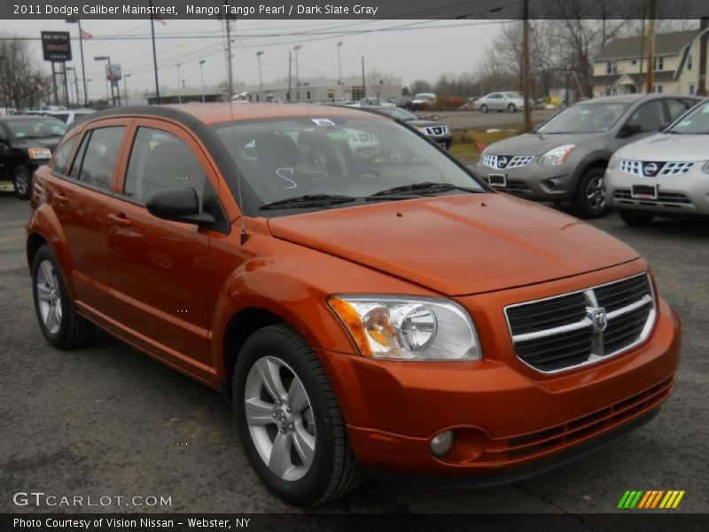 Mango Tango Pearl / Dark Slate Gray 2011 Dodge Caliber Mainstreet