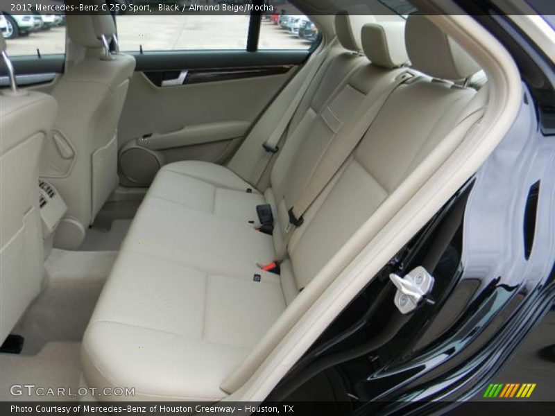 Black / Almond Beige/Mocha 2012 Mercedes-Benz C 250 Sport