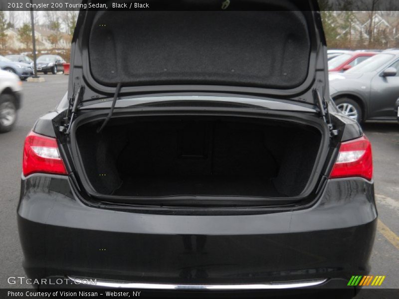 Black / Black 2012 Chrysler 200 Touring Sedan