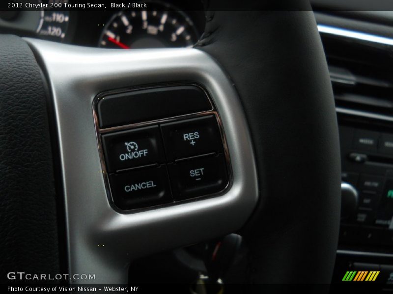 Black / Black 2012 Chrysler 200 Touring Sedan