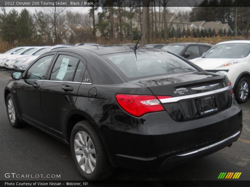 Black / Black 2012 Chrysler 200 Touring Sedan
