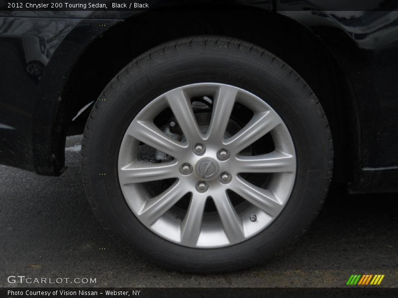 Black / Black 2012 Chrysler 200 Touring Sedan