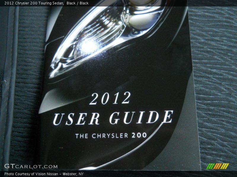 Black / Black 2012 Chrysler 200 Touring Sedan