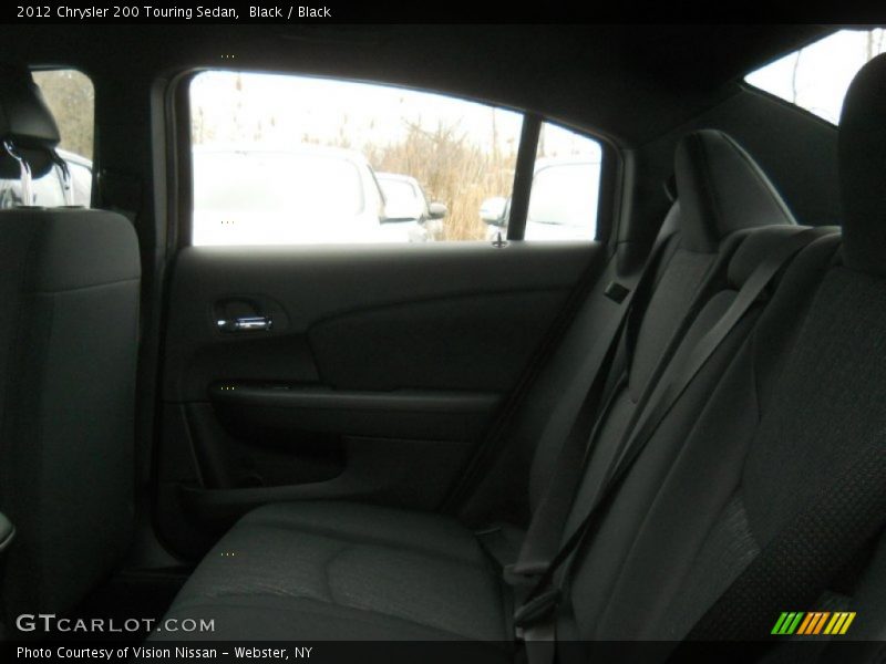 Black / Black 2012 Chrysler 200 Touring Sedan