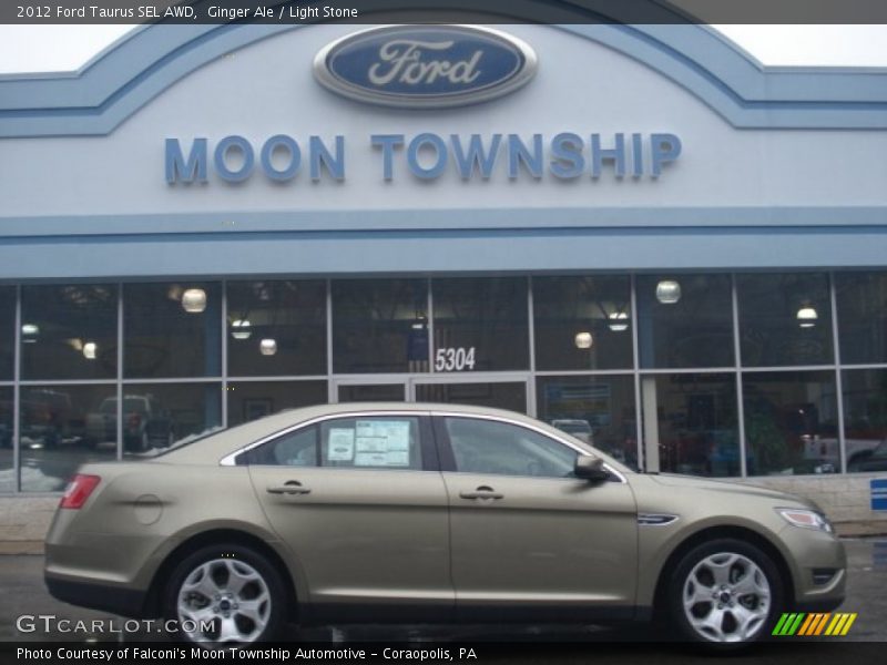 Ginger Ale / Light Stone 2012 Ford Taurus SEL AWD
