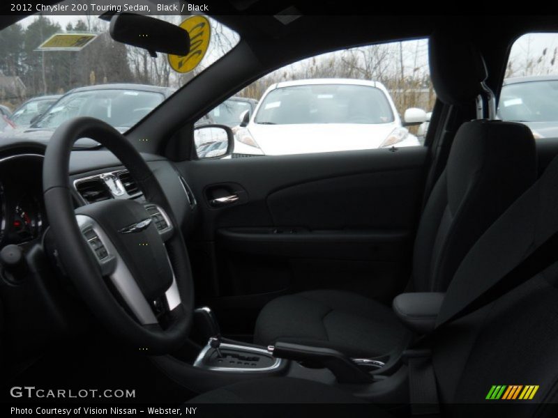 Black / Black 2012 Chrysler 200 Touring Sedan