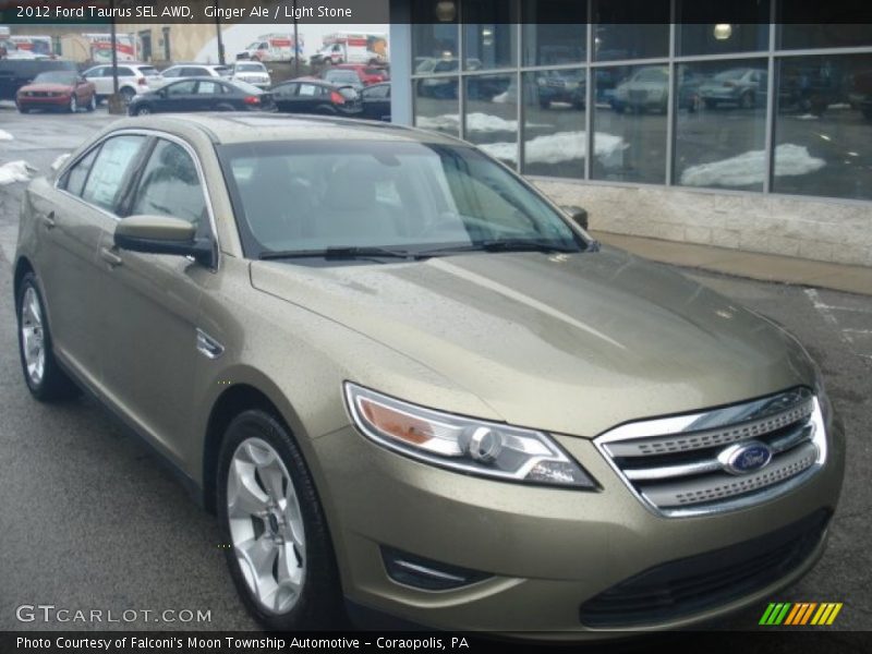 Ginger Ale / Light Stone 2012 Ford Taurus SEL AWD