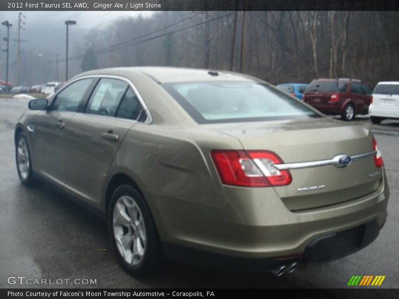 Ginger Ale / Light Stone 2012 Ford Taurus SEL AWD