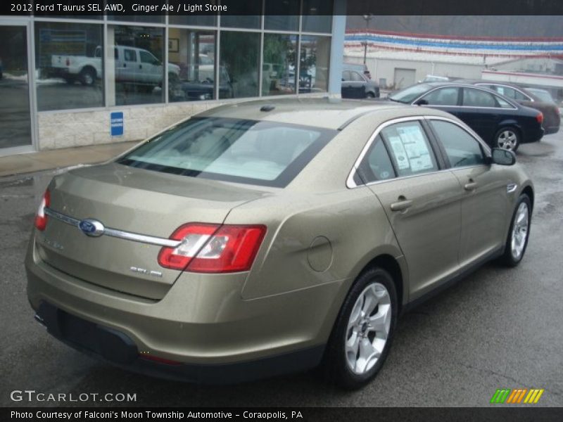 Ginger Ale / Light Stone 2012 Ford Taurus SEL AWD