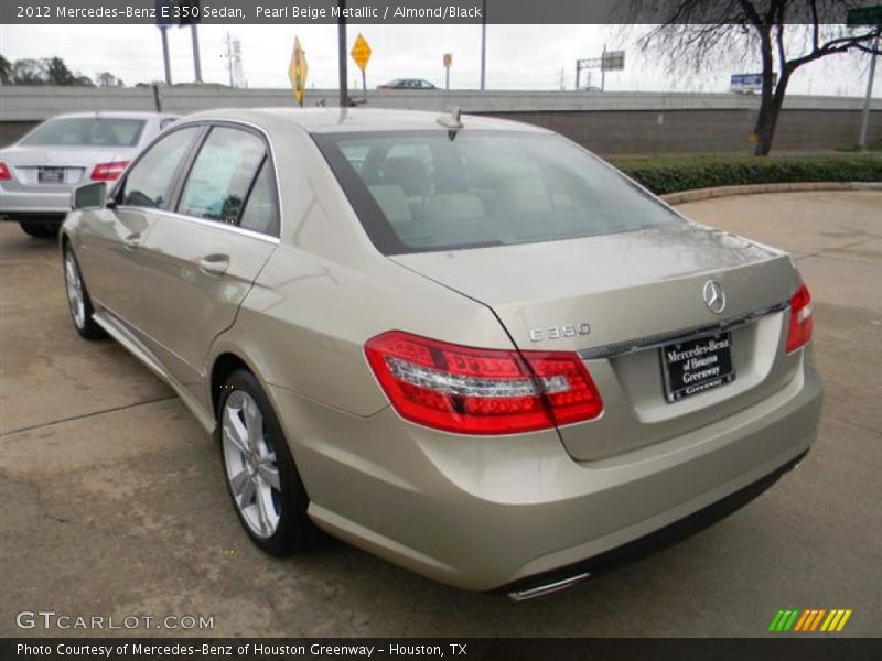 Pearl Beige Metallic / Almond/Black 2012 Mercedes-Benz E 350 Sedan