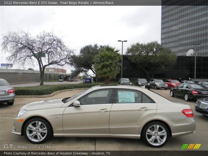 Pearl Beige Metallic / Almond/Black 2012 Mercedes-Benz E 350 Sedan