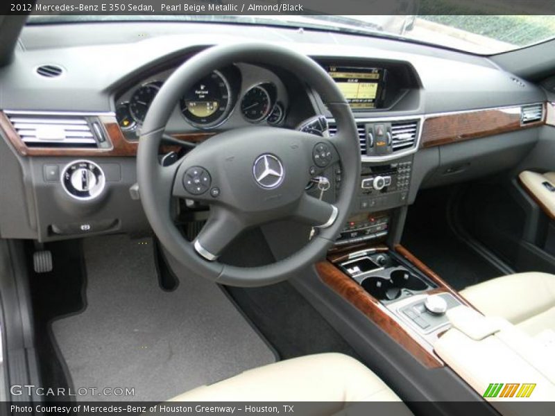 Pearl Beige Metallic / Almond/Black 2012 Mercedes-Benz E 350 Sedan