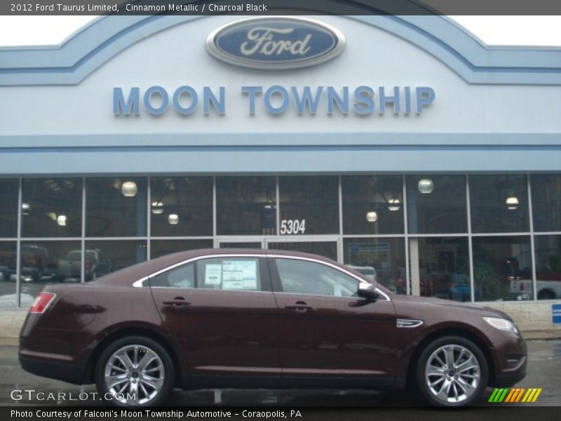 Cinnamon Metallic / Charcoal Black 2012 Ford Taurus Limited