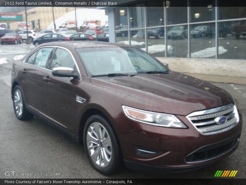 Cinnamon Metallic / Charcoal Black 2012 Ford Taurus Limited