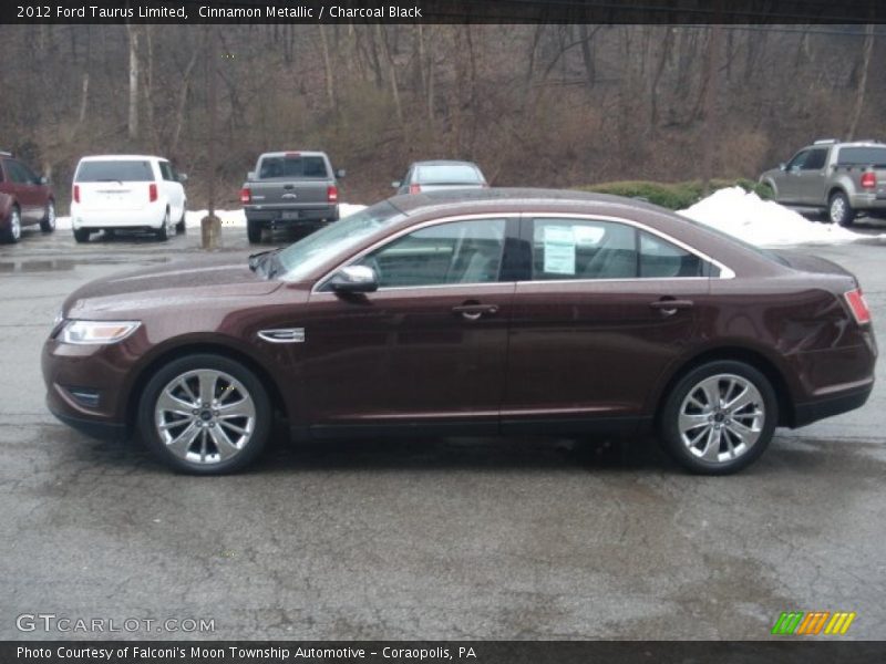 Cinnamon Metallic / Charcoal Black 2012 Ford Taurus Limited