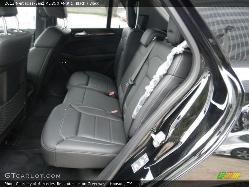 Rear Seat of 2012 ML 350 4Matic