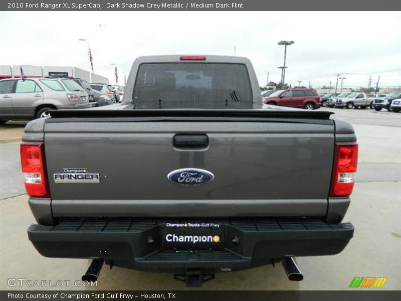 Dark Shadow Grey Metallic / Medium Dark Flint 2010 Ford Ranger XL SuperCab