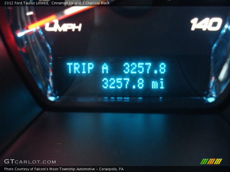 Cinnamon Metallic / Charcoal Black 2012 Ford Taurus Limited