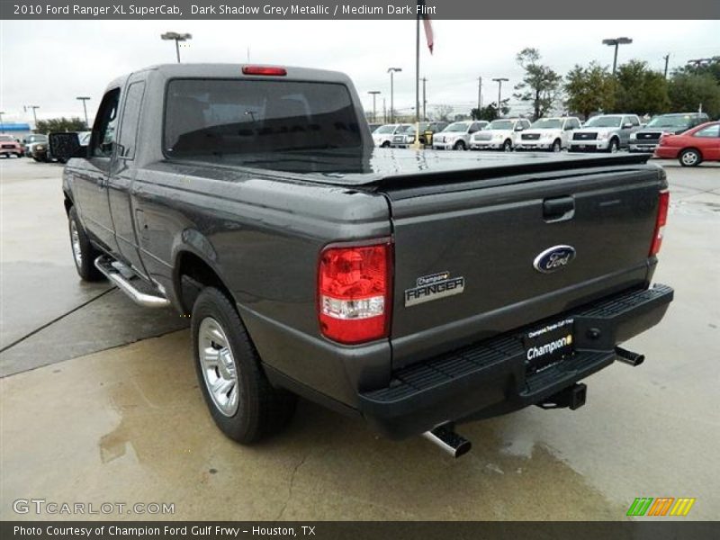 Dark Shadow Grey Metallic / Medium Dark Flint 2010 Ford Ranger XL SuperCab