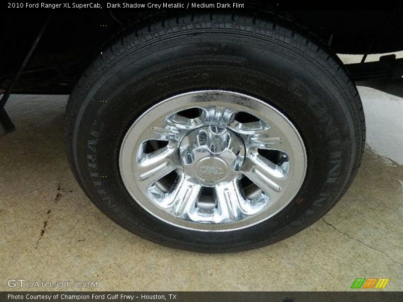 Dark Shadow Grey Metallic / Medium Dark Flint 2010 Ford Ranger XL SuperCab